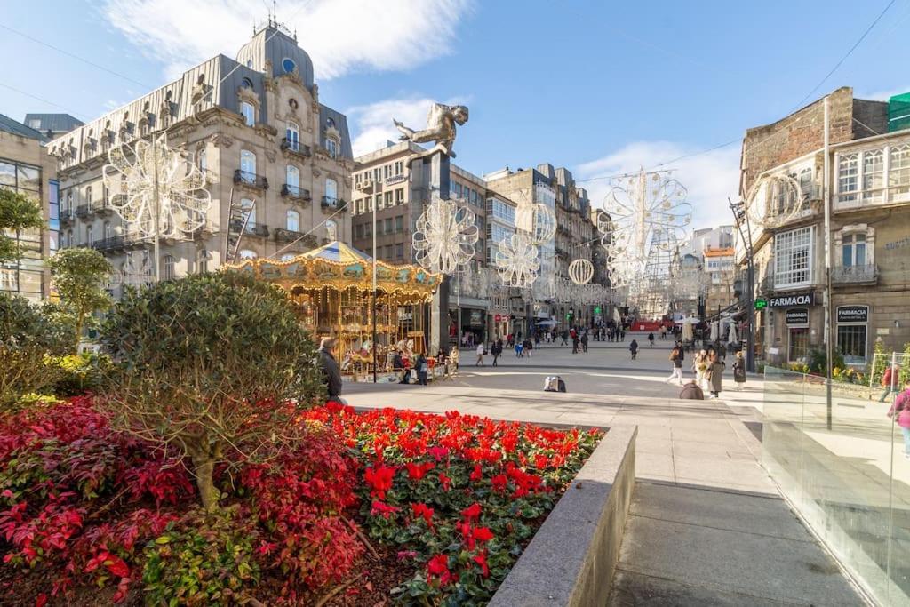 En Un Edificio Senorial: Duplex Totalmente Nuevo. Διαμέρισμα Βίγκο Εξωτερικό φωτογραφία